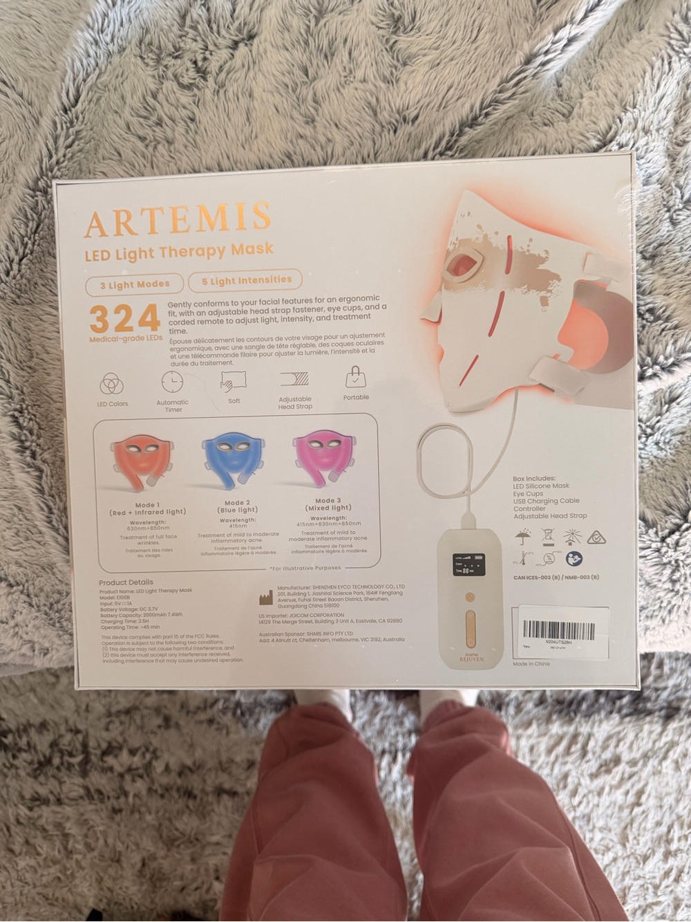 Artemis LED Light Therapy Mask - Picture 2 of 2
